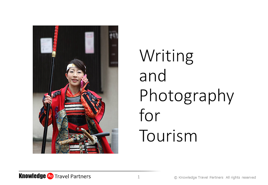 Writing and photography for tourism